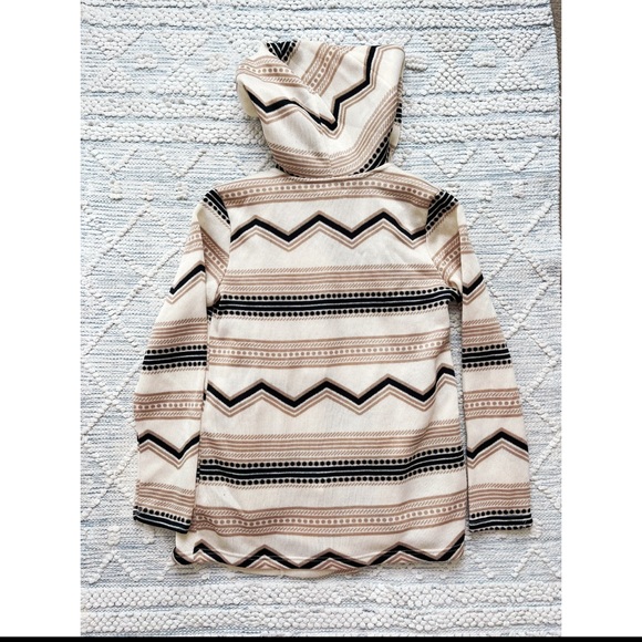 NWOT Maurices Mix Stripe Open Front Aztec Cardigan Sweater Jacket Western Style - Picture 3 of 8